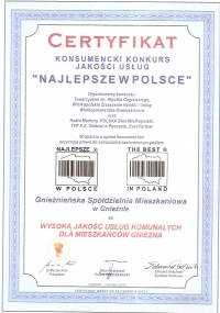 Najlepsze w Polsce
