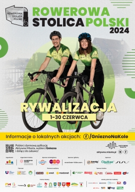 Rowerowa Stolica Polski czerwiec 2024r. zaprasza