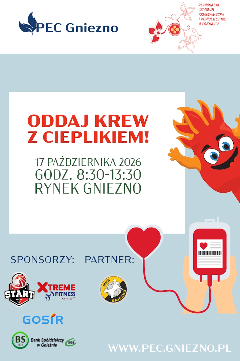 17 października kolejna akcja ,, Oddaj krew z Cieplikiem